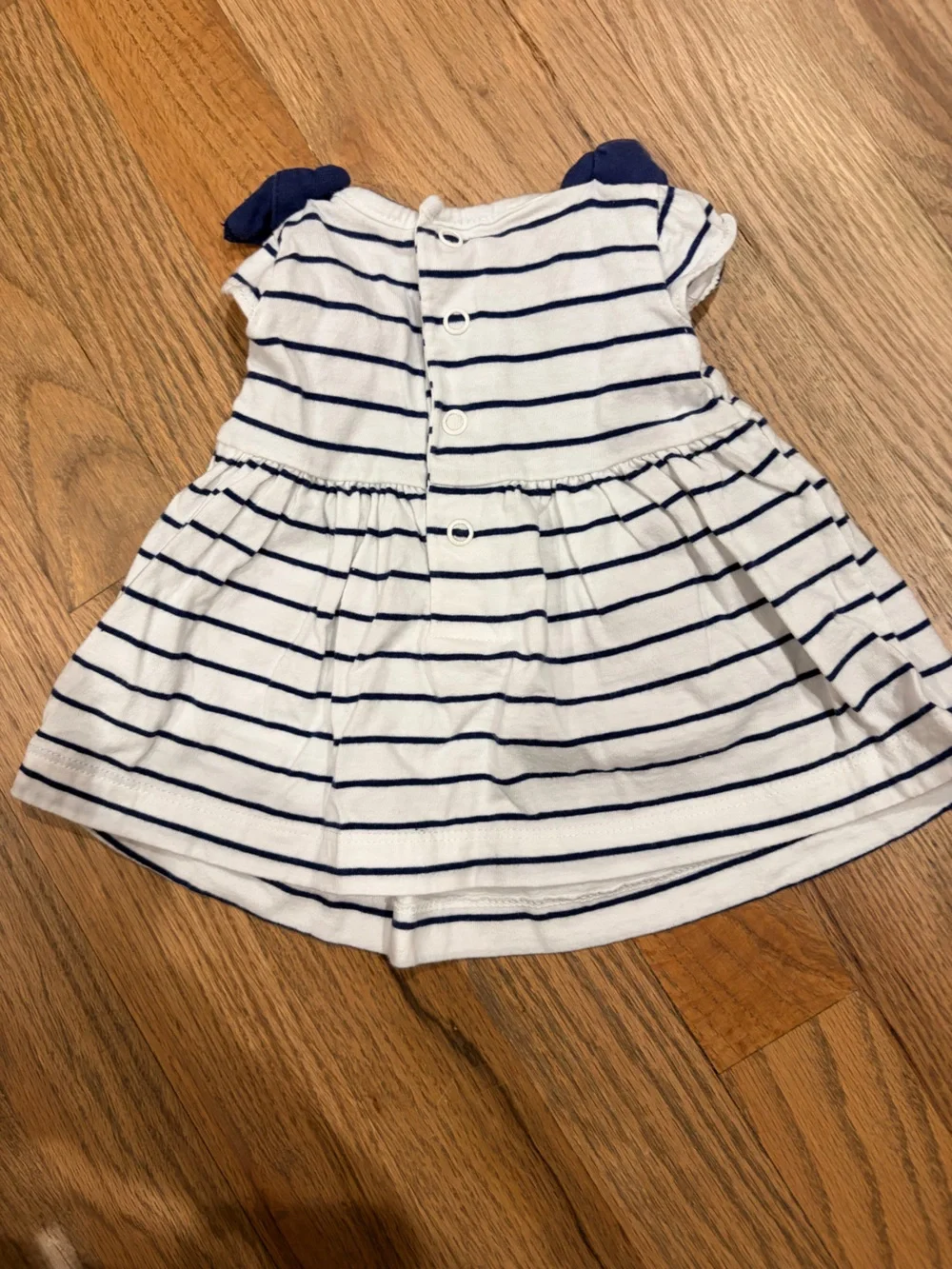 Carter’s baby girl striped dress with bow accent
